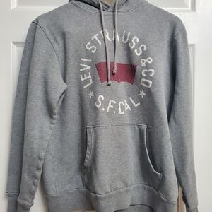 Levi's - Heather Gray Hoodie with Logo